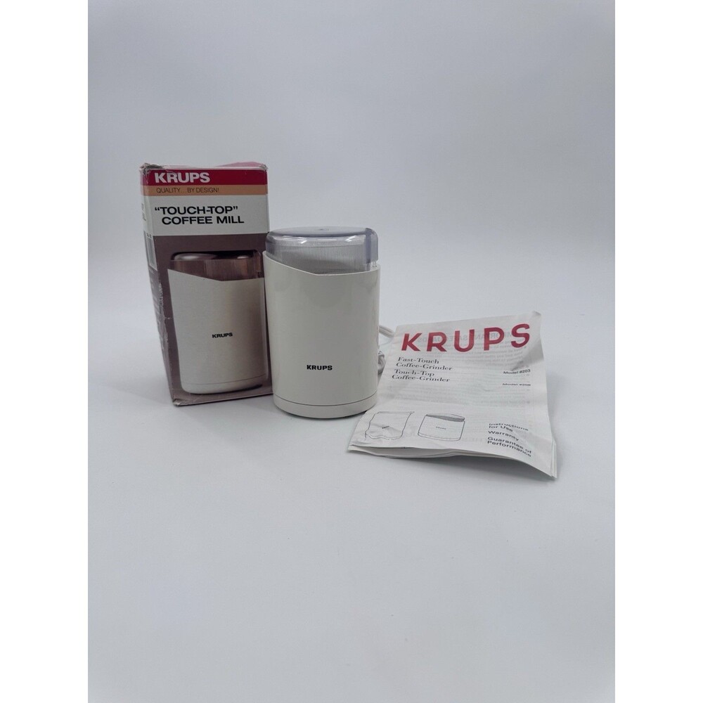 Krups Fast One Touch Coffee Spice Bean Grinder Type 203 Tested Fast Shipping